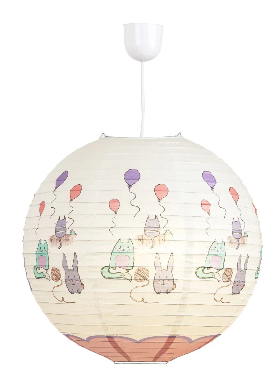 Rabalux Cathy Reispapierschirm Bunt 1 Rabalux Cathy Reispapierschirm Bunt