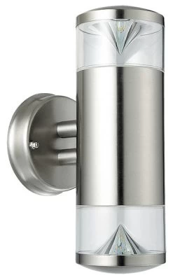 Rabalux Charlotte Außenwandleuchte 2x GU10 Edelstahl