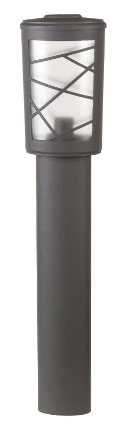 Rabalux Pescara Wegeleuchte Anthrazit Grau, Opal Glas E27 IP44 Dimmbar