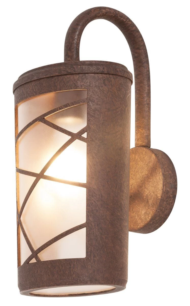 Rabalux Pescara Wandleuchte Außen Braun, Rustikal Effektt, Opal Glas E27 IP44 Dimmbar 2 Rabalux Pescara Wandleuchte Außen Braun, Rustikal Effektt, Opal Glas E27 IP44 Dimmbar – Bild 2