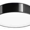 Sollux ARENA Moderne Deckenlampe Rund Schwarz 3-flg. E27