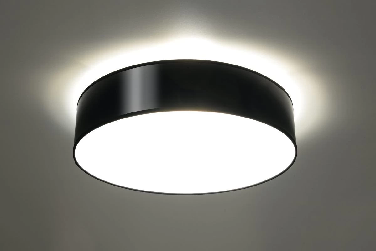 Sollux ARENA Moderne Deckenlampe Rund Schwarz 3-flg. E27 3 Sollux ARENA Moderne Deckenlampe Rund Schwarz 3-flg. E27 – Bild 3