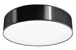 Sollux ARENA Moderne Deckenlampe Rund Schwarz 3-flg. E27