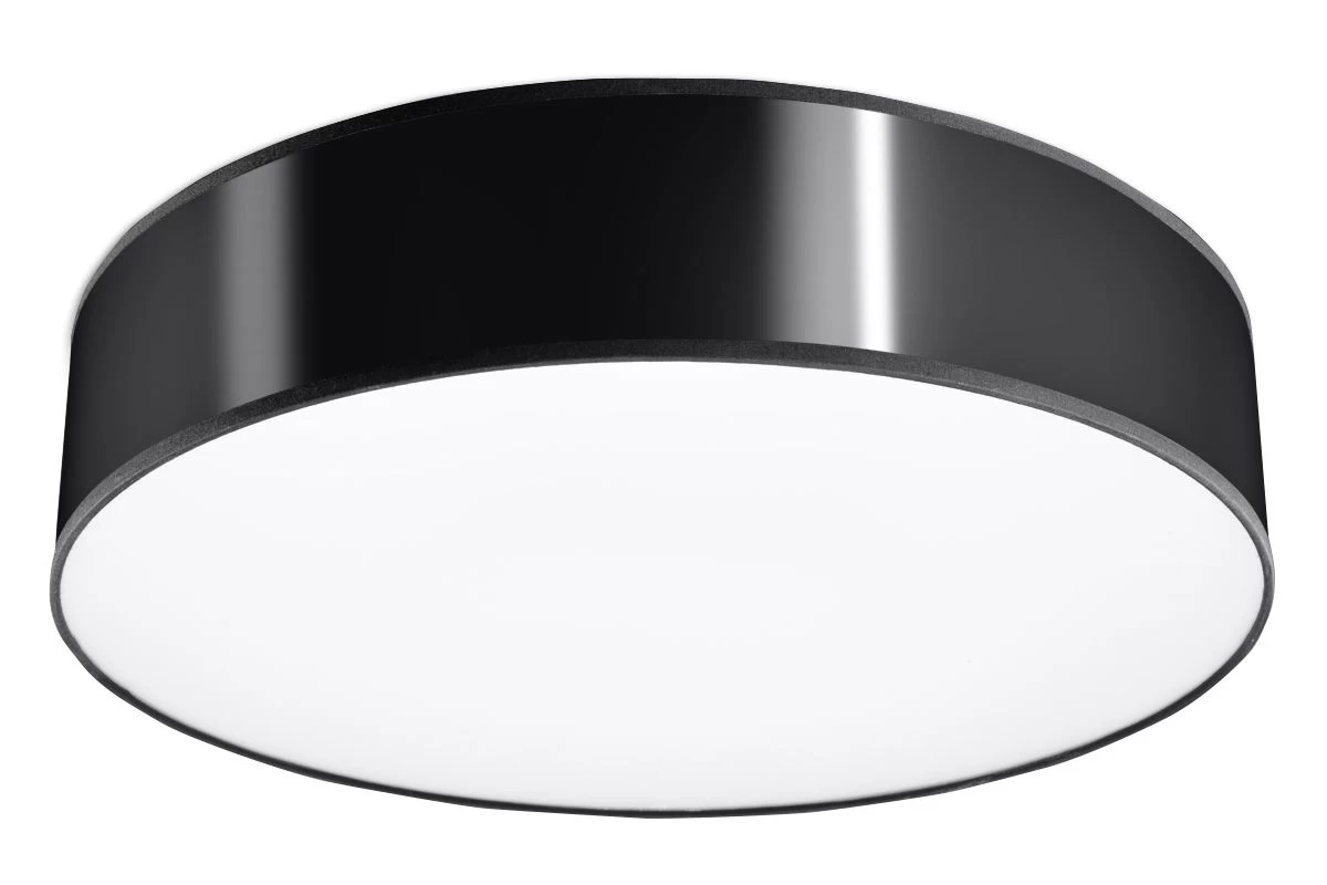 Sollux ARENA Moderne Deckenlampe Rund Schwarz 3-flg. E27 1 Sollux ARENA Moderne Deckenlampe Rund Schwarz 3-flg. E27