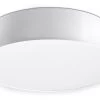 Sollux ARENA Moderne Deckenlampe Rund Weiss 3-flg. E27