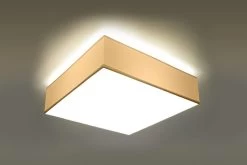 Sollux HORUS Moderne Deckenlampe Eckig Weiss 2-flg. E27 -Beleuchtung Rabatte sxsl.0138 2