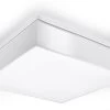 Sollux HORUS Moderne Deckenlampe Eckig Weiss 3-flg. E27