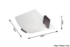 Sollux EMILIO Moderne Deckenlampe Weiss, Wenge 2-flg. E27 -Beleuchtung Rabatte sxsl.0186 ze