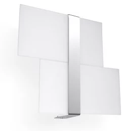 Sollux MASSIMO Moderne Wandleuchte Weiss, Chrom 2-flg. G9