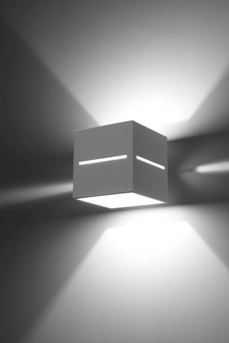 Sollux LOBO Moderne Wandleuchte Eckig Weiss 1-flg. G9 3 Sollux LOBO Moderne Wandleuchte Eckig Weiss 1-flg. G9 – Bild 3