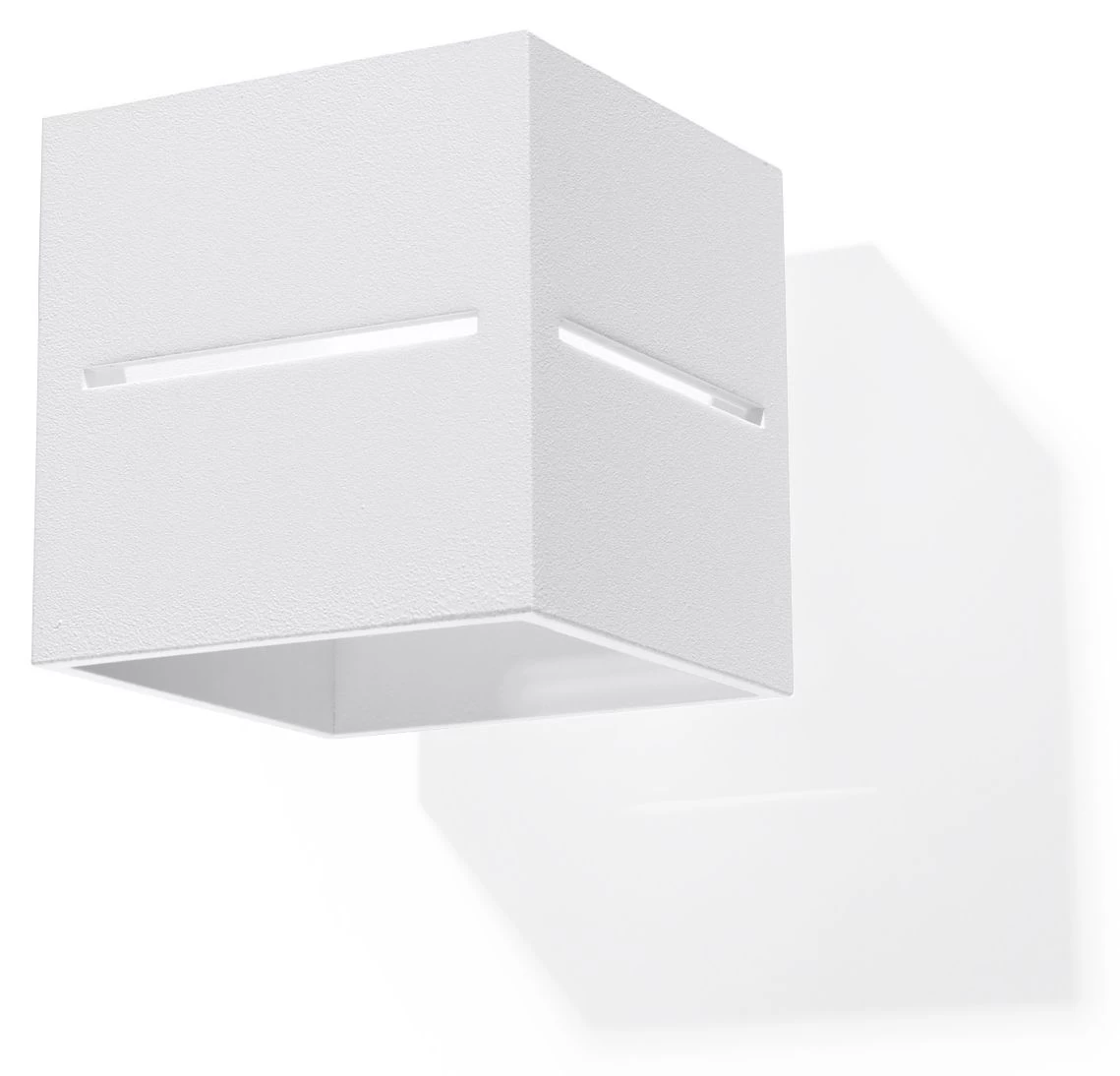 Sollux LOBO Moderne Wandleuchte Eckig Weiss 1-flg. G9 1 Sollux LOBO Moderne Wandleuchte Eckig Weiss 1-flg. G9