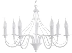 Sollux MINERWA Kronleuchter Weiss 7-flg. E14