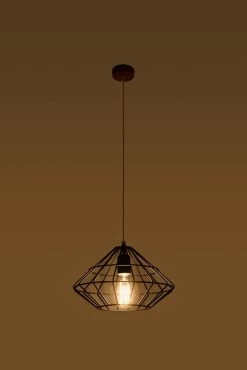 Sollux UMBERTO Vintage Hängelampe Schwarz 1-flg. E27 -Beleuchtung Rabatte sxsl.0294 2