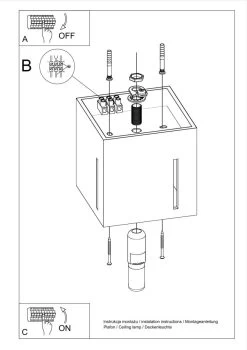 Sollux Pixar Aufbauleuchte Weiß G9 Dimmbar 10x10x10cm 13 Sollux Pixar Aufbauleuchte Weiß G9 Dimmbar 10x10x10cm -Beleuchtung Rabatte sxsl.0398 11