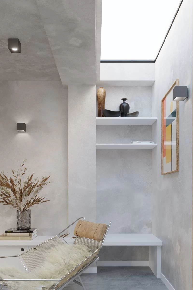 Sollux Quad 1 Aufbauleuchte Anthrazit G9 Dimmbar 10x10x10cm 4 Sollux Quad 1 Aufbauleuchte Anthrazit G9 Dimmbar 10x10x10cm – Bild 4