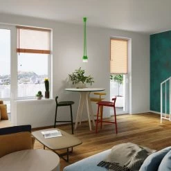 Sollux Diego 5 Hängelampe Grün 5x E27 Dimmbar 25x25x90cm 14 Sollux Diego 5 Hängelampe Grün 5x E27 Dimmbar 25x25x90cm -Beleuchtung Rabatte sxsl.0583 14