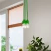 Sollux Diego 5 Hängelampe Grün 5x E27 Dimmbar 25x25x90cm