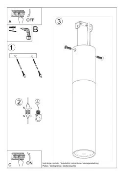 Sollux Pablo Aufbauleuchte Weiß, Natur Holz GU10 Dimmbar 6x6x30cm 13 Sollux Pablo Aufbauleuchte Weiß, Natur Holz GU10 Dimmbar 6x6x30cm -Beleuchtung Rabatte sxsl.0631 11
