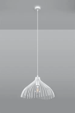 Sollux Umb Hängelampe Weiß E27 Dimmbar 40x40x125cm -Beleuchtung Rabatte sxsl.0664 2