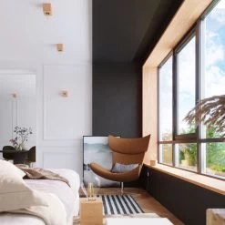 Sollux Ariz Tischlampe Natur Holz E27 Mit Kabelschalter 10x10x10cm -Beleuchtung Rabatte sxsl.0677 13