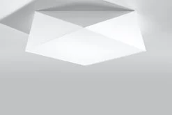 Sollux Hexa 45 Deckenlampe Weiß 3x E27 Dimmbar 50x50x15cm -Beleuchtung Rabatte sxsl.0692 2