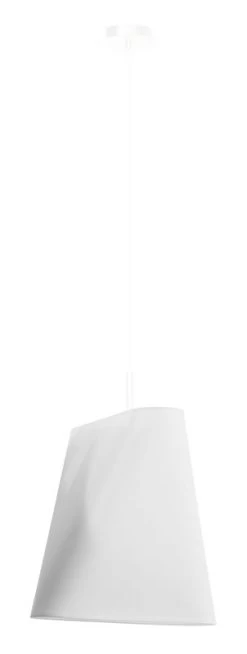 Sollux Blum 1 Hängelampe Weiß E27 Dimmbar 28x28x128cm