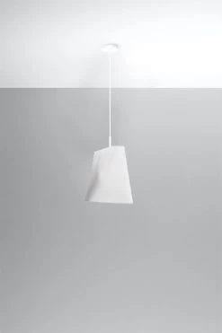 Sollux Blum 1 Hängelampe Weiß E27 Dimmbar 28x28x128cm -Beleuchtung Rabatte sxsl.0769 2