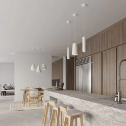 Sollux Electra Hängelampe Weiß GU10 Dimmbar 8x8x132cm -Beleuchtung Rabatte sxsl.0845 13