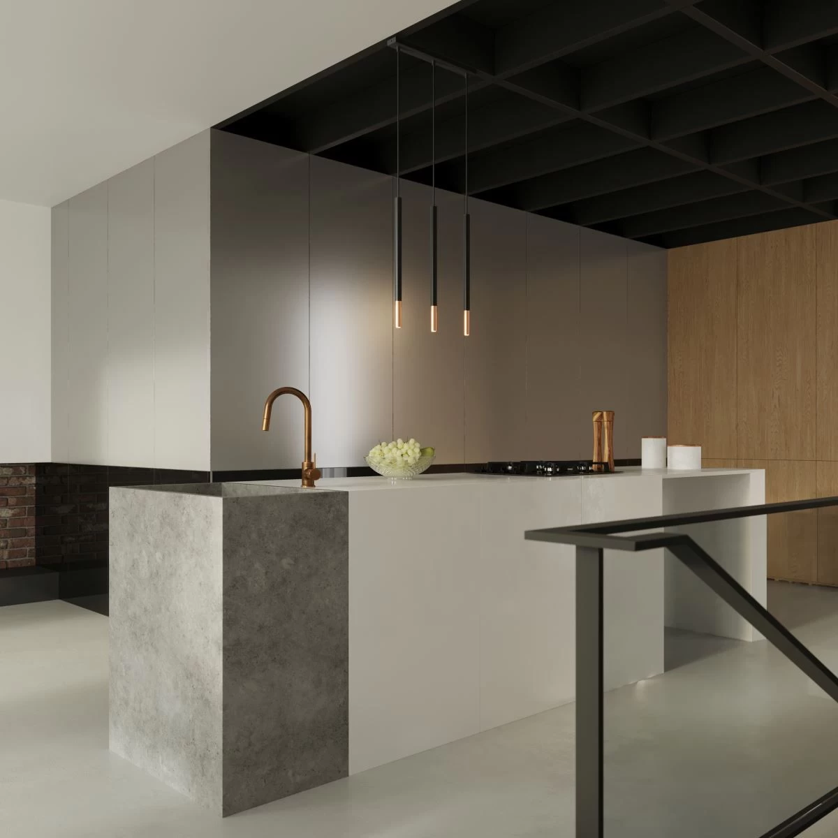 Sollux Mozaica 1 Hängelampe Schwarz, Kupfer G9 Dimmbar 8x8x100cm 4 Sollux Mozaica 1 Hängelampe Schwarz, Kupfer G9 Dimmbar 8x8x100cm – Bild 4