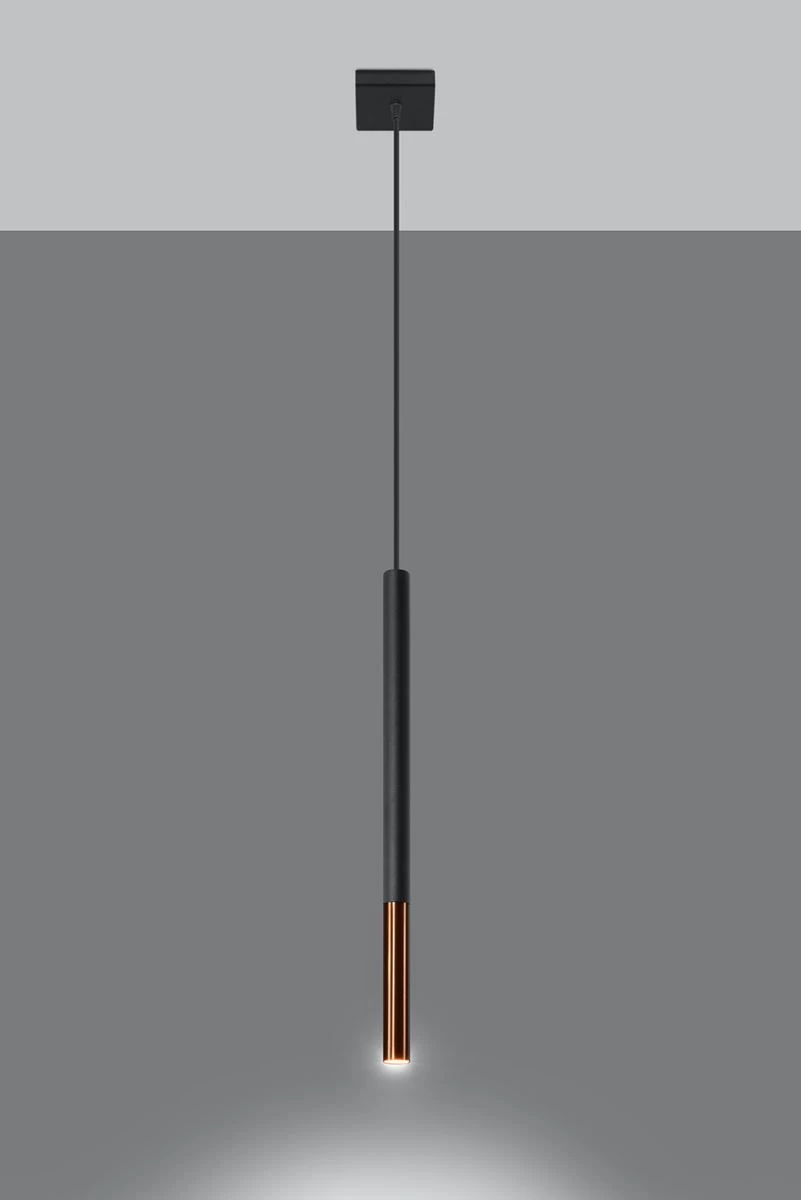 Sollux Mozaica 1 Hängelampe Schwarz, Kupfer G9 Dimmbar 8x8x100cm 7 Sollux Mozaica 1 Hängelampe Schwarz, Kupfer G9 Dimmbar 8x8x100cm – Bild 7