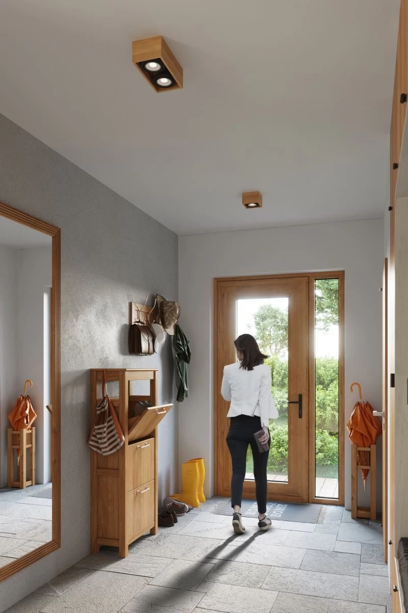 Sollux Quatro 1 Aufbauleuchte Natur Holz GU10 Dimmbar 14x14x10cm 2 Sollux Quatro 1 Aufbauleuchte Natur Holz GU10 Dimmbar 14x14x10cm – Bild 2