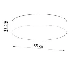 Sollux Arena 55 Deckenlampe Weiß 4x E27 Dimmbar 55x55x11cm -Beleuchtung Rabatte sxsl.0919 10