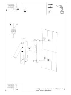 Sollux Enif Wandleselampe Schwarz G9 Mit Schalter 6,5x15x20cm -Beleuchtung Rabatte sxsl.0956 11