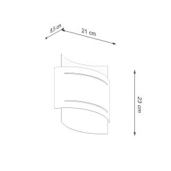Sollux Hestia Wandlampe Schwarz G9 Dimmbar 21x8,5x23cm 13 Sollux Hestia Wandlampe Schwarz G9 Dimmbar 21x8,5x23cm -Beleuchtung Rabatte sxsl.0981 10