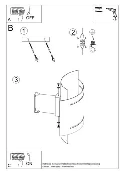 Sollux Hestia Wandlampe Schwarz G9 Dimmbar 21x8,5x23cm 12 Sollux Hestia Wandlampe Schwarz G9 Dimmbar 21x8,5x23cm -Beleuchtung Rabatte sxsl.0981 11