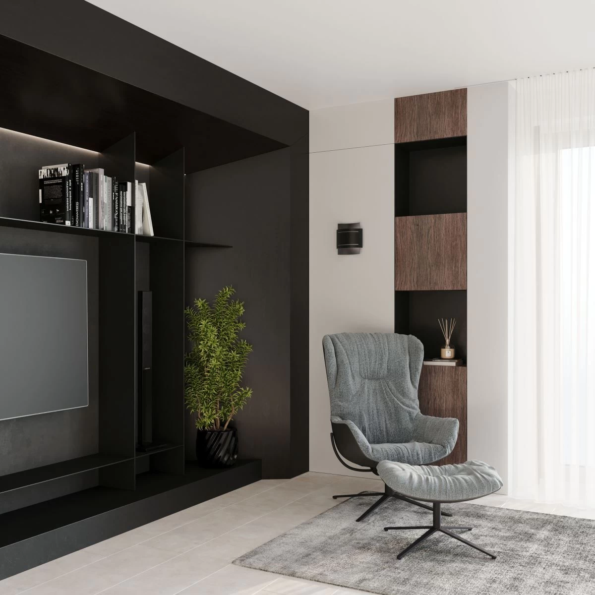 Sollux Hestia Wandlampe Schwarz G9 Dimmbar 21x8,5x23cm 2 Sollux Hestia Wandlampe Schwarz G9 Dimmbar 21x8,5x23cm – Bild 2