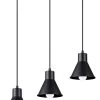 Sollux Taleja 3 Hängelampe Schwarz 3x E27 Dimmbar 45x14x120cm