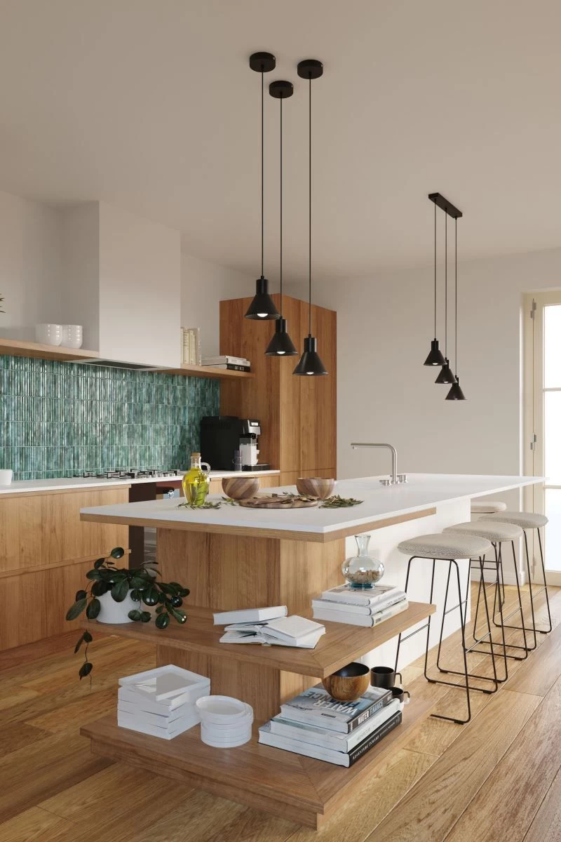 Sollux Taleja 3 Hängelampe Schwarz 3x E27 Dimmbar 45x14x120cm 2 Sollux Taleja 3 Hängelampe Schwarz 3x E27 Dimmbar 45x14x120cm – Bild 2