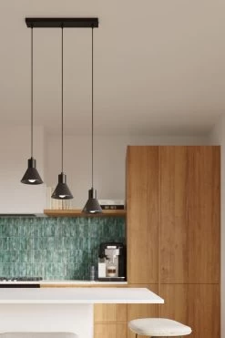 Sollux Taleja 3 Hängelampe Schwarz 3x E27 Dimmbar 45x14x120cm 10 Sollux Taleja 3 Hängelampe Schwarz 3x E27 Dimmbar 45x14x120cm -Beleuchtung Rabatte sxsl.0986 15