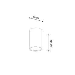 Sollux Lagos 10 Aufbauleuchte Weiß GU10 Dimmbar 6x6x10cm -Beleuchtung Rabatte sxsl.0996 10