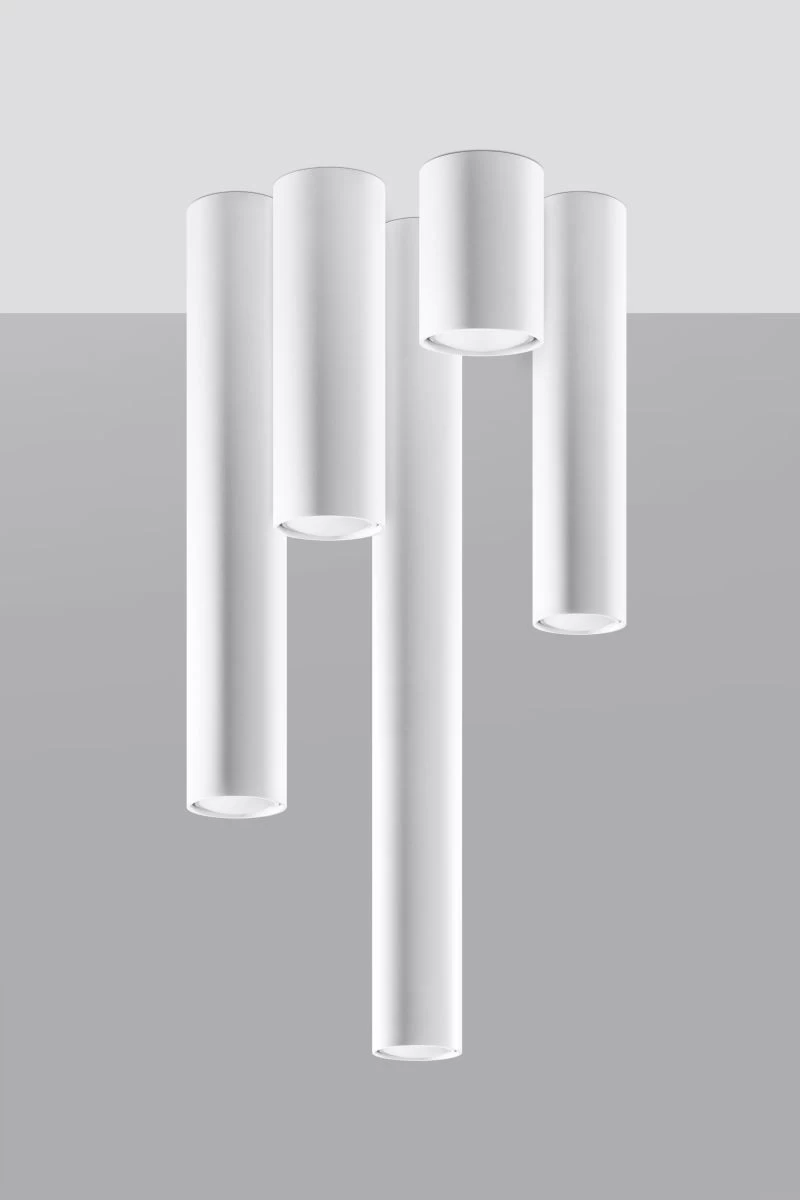 Sollux Lagos 60 Aufbauleuchte Weiß GU10 Dimmbar 6x6x60cm 7 Sollux Lagos 60 Aufbauleuchte Weiß GU10 Dimmbar 6x6x60cm – Bild 7