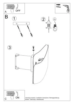 Sollux Tila 30 Wandlampe Weiß G9 Dimmbar 30x11x13cm -Beleuchtung Rabatte sxsl.1017 11