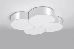 Sollux Circle 4 Deckenlampe Weiß 8x E27 Dimmbar 78x71,5x11,5cm 15 Sollux Circle 4 Deckenlampe Weiß 8x E27 Dimmbar 78x71,5x11,5cm -Beleuchtung Rabatte sxsl.1053 2