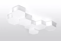 Sollux Sunde 15 Deckenlampe Weiß 2x E27 Dimmbar 30,5x26,5x15,5cm -Beleuchtung Rabatte sxsl.1058 5