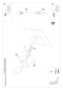 Sollux Nero Wandstrahler Schwarz, Gold GU10 Dimmbar 8x17,5x16cm -Beleuchtung Rabatte sxsl.1069 11