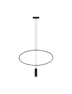 Thoro Holar 1 Hängelampe Schwarz GU10 Dimmbar 81x6x150cm