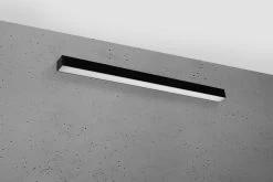 Thoro Pinne 90 LED Wandlampe Schwarz 4600lm 4000K 90x6x6cm -Beleuchtung Rabatte sxth.057 2