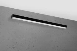 Thoro Pinne 117 LED Wandlampe Schwarz 5100lm 4000K 117x6x6cm -Beleuchtung Rabatte sxth.075 2