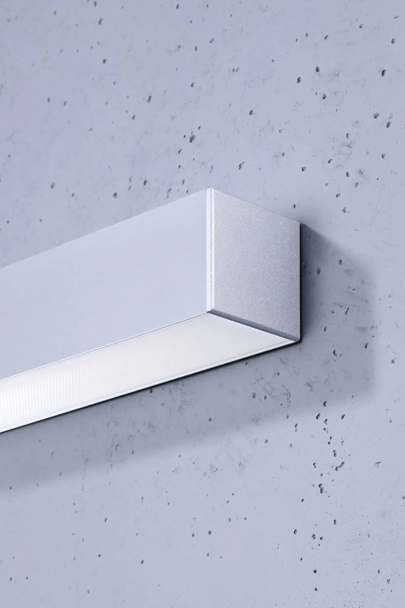 Thoro Pinne 117 LED Wandlampe Grau 5100lm 4000K 117x6x6cm 4 Thoro Pinne 117 LED Wandlampe Grau 5100lm 4000K 117x6x6cm – Bild 4