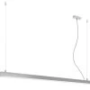 Thoro Pinne 150 LED Hängelampe Grau 7200lm 4000K 150x6x150cm
